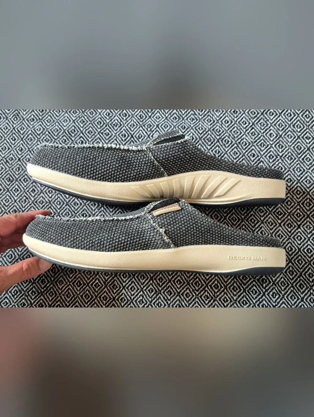 Gecko Man by Walk Hero Men’s Slip-on Arch Support Shoes Size 9 NEVER WORN